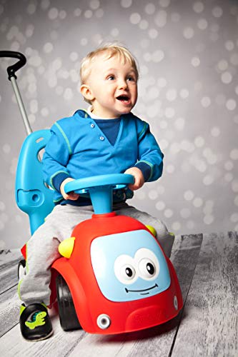 411POhnStOL Smoby - Porteur Maestro Balade Rouge - Pour Enfant Dès 6 Mois - Evolutif - Roues Silencieuses - Klaxon - 720302