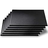 CyclingDeal 5/8' Thick High-Density Gym Floor Mats Tiles - 6 Pack 19.67”x 19.67” Rubber Exercise Workout Equipment Ground Mat - Noise Shock Absorbing Surface Protection Home Garage Playground - Black