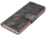 HTC One A9 | Suncase Book-Style (Slim-Fit) Ledertasche Leder Tasche Handytasche Schutzhülle Case Hülle (mit Standfunktion und Kartenfach) antik braun - 6