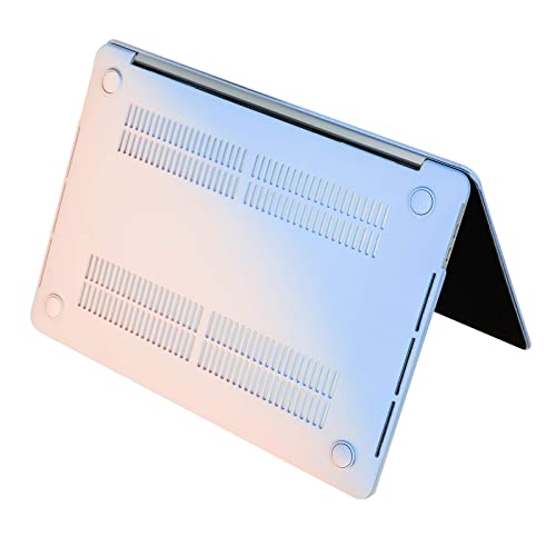 Image of ZORBES Cover for MacBook Air M1 Case 13.3 inch Soft Flexible Laptop Cover for Apple Mac Book Air 13 Inch M1 A2337 A2179 A1932 2020 2019 2018 Release Plastic Waterproof Scratch-Resistant Gradient