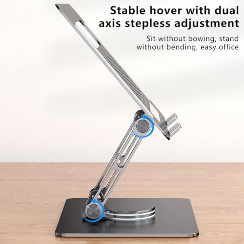 Base ajustable para portátil Eforcase metal gris miniatura 6