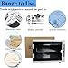 Nail Tool Sterilizer, 12L Stainless Steel High Temperature Cleaning Box with Temperature Control, Timer, Multiple Trays for Salon Equipment