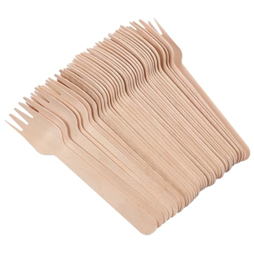 FESTFENDS �g���̂Ėؐ��H��100pcs �����n���h���t���J�g�����[�Z�b�g �p�[�e�B�[�p�H�� �a������Ƒ��̏W�܂�������𐫃t�H�[�N �i�C�t �X�v