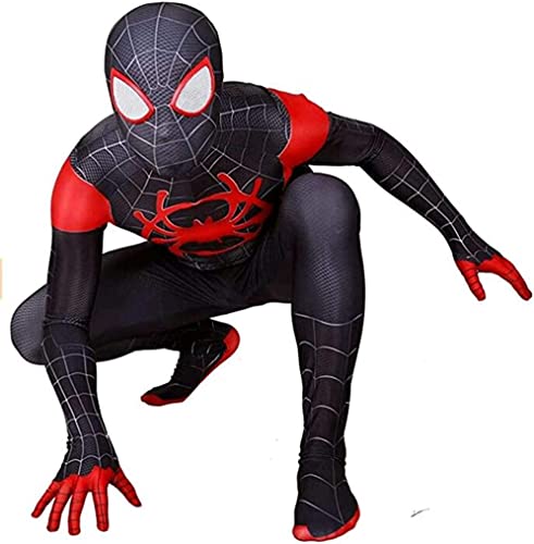 Qsxtgz Adult Halloween Costume Superhero Cosplay Bodysuit Spandex Jumpsuit Spider Bodysuit Mask 3D Style Cosplay Suit