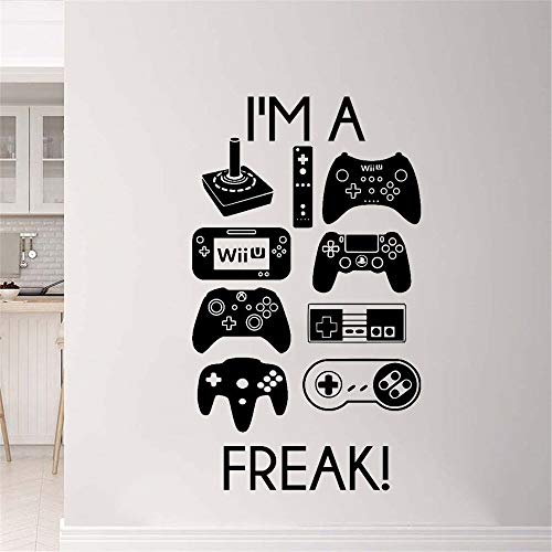 Game Handle Decal Video Game Controller Sticker Play Decal Gaming Posters Gamer Calcomanías de...