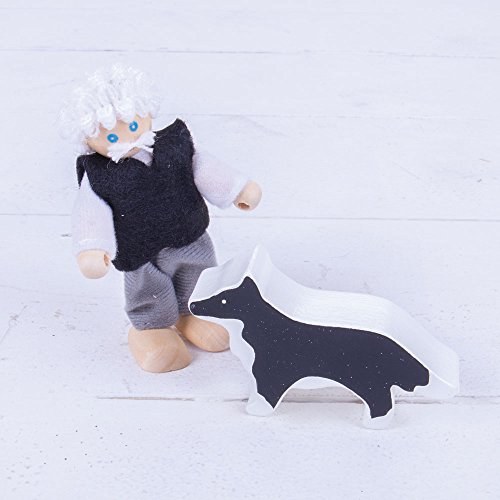 Muñecas Familia de Madera Heritage Playset Bigjigs Toys miniatura 4