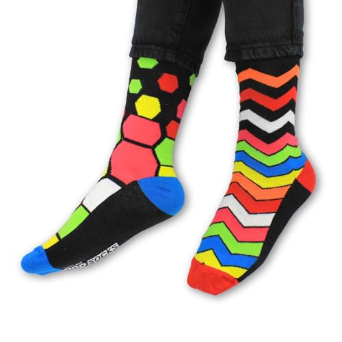 United Oddsocks - Socks Addict-6 Oddsocks For Men UK 6-11, EUR 39-46, US 7-12