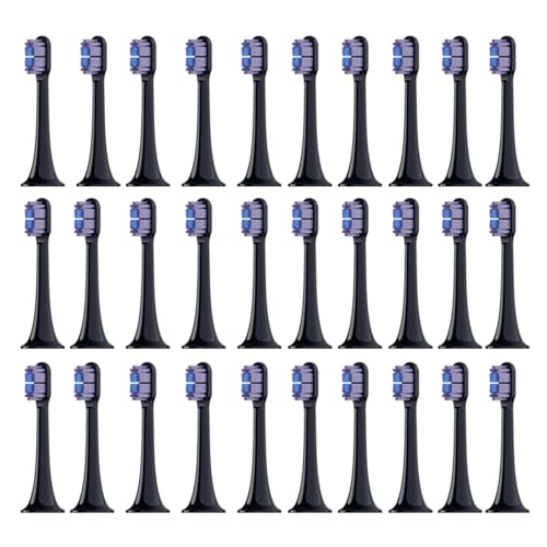 XIAOMI MIJIA T700 �����p���u���V�w�b�h 4/8/12/16�� �\�j�b�N�d���|���@ DuPon �\�t�g�уu���V(Black purple-30pcs)