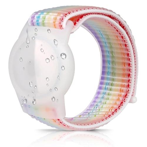 Bracelet Enfant Pour AirTag Étanche, Étui De Protection En Silicone Souple Pour GPS Tracker, Bracelet Réglable Et Confortable Pour La Sécurité Des Enfants...