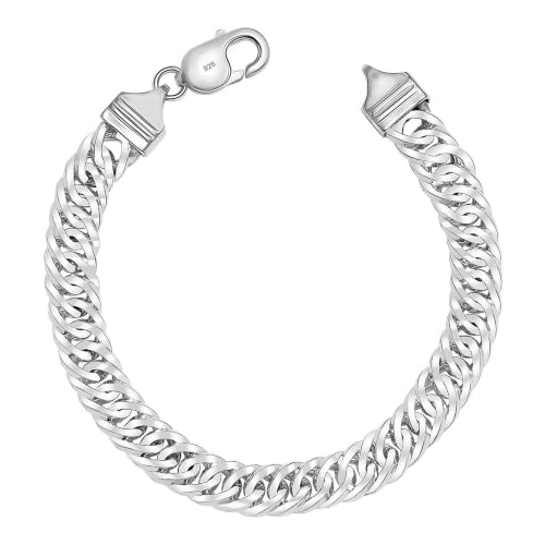 Image of TRUESILVER ACPL 925 Sterling Silver BIS Hallmarked Bracelet for Men | Pure Silver Jewellery for Wedding Anniversary Birthday