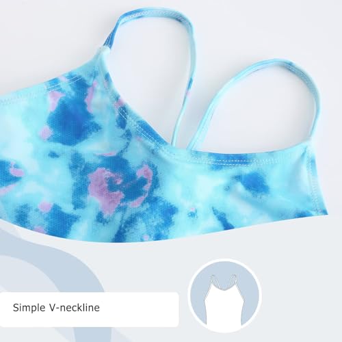 Image of Moon Tree Girls One Piece Swimsuits Ruffle Swimwear Beach Bathing Suit 2-14 Years