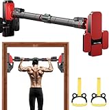 Klimmzugstange für Tür, Türrahmen, Kinnstange, freistehend, ohne Schrauben, bis zu 400 kg, verstellbare Breite, Krafttraining, Klimmzugstange, Trainingsgerät für Zuhause