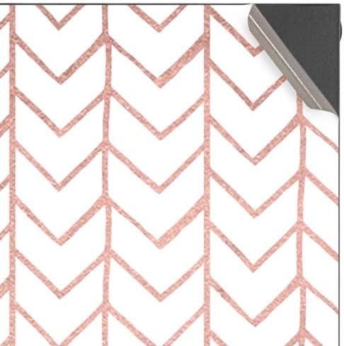 Skinit Decal Gaming Skin Compatible with Xbox Series X Digital Edition Console - Rose Gold Herringbone Design