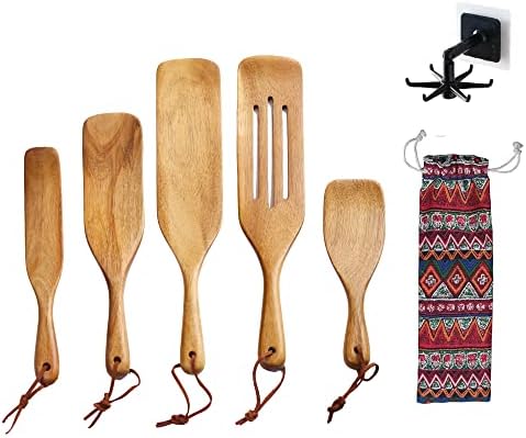 spurtle set | cooking kitchen utensils | spurtles | wood slotted spoons | wooden nonstick utensil | mini tool for kitchen | flat spatula | seen on tv commercial | best unique serving supplies