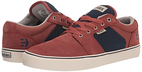 Etnies Men's Barge Ls Low Top Skate Shoe, Orange/Navy, 10.5 #TOP6