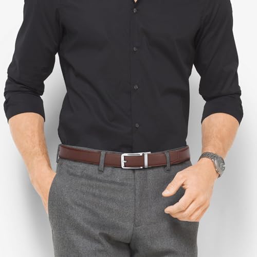 Image of CHAOREN Click Belts for Men - Mens Ratchet Belt 1 3 /8 inch for Dress Pants - Perfect Companion to Men's Oxfords