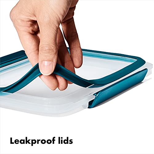 Oxo Good Grips Prep & Go 10 Piece Set | Leakproof Food Storage | Ideal For Leftovers, Meal Prep And Work Lunches | Bpa Free | Microwave Safe | Dishwasher Safe | Freezer Safe | Odor And Stain Resistant #TOP4