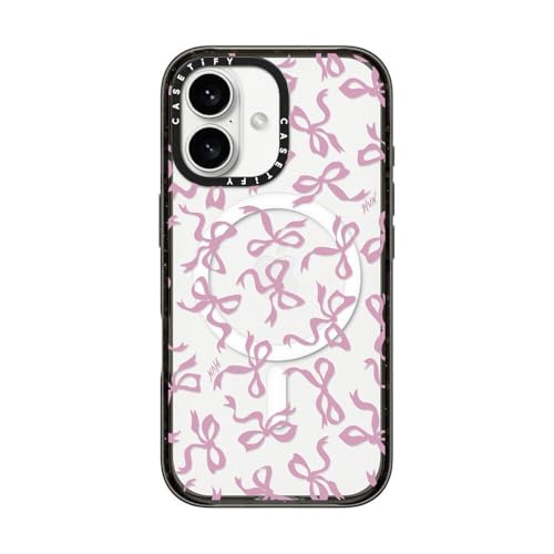 Coque iPhone 16 CASETiFY Impact solide et compatible Magsafe motif nœuds