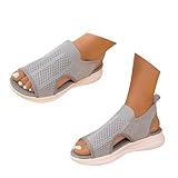 Rebound-Puffer: Open Toe Stretch Walking Sandalen. Beim Gehen, insbesondere auf langen Strecken, wirkt die Elastizität des Fußgewölbes puffernd auf den Rhythmus der nach unten gerichteten Körperschwerkraft und die Belastbarkeit des Bodens.