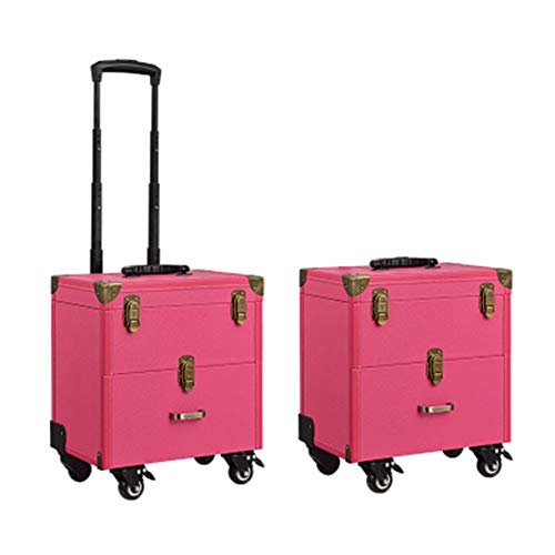 Preisvergleich Produktbild Professionelle Trolley-Verfassungs-Fall Artist Gepäck Make-up-Zug-Sicherheits-Steckdose