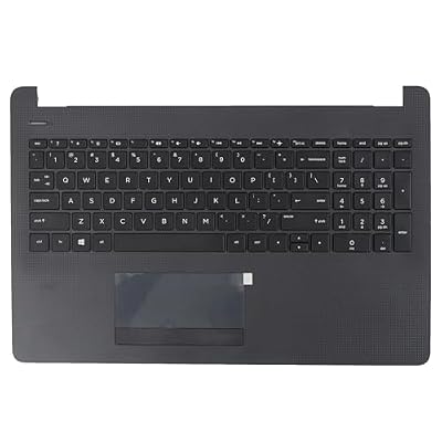 Replacement for HP 250 255 256 G6 15-BS 15-BW Notebook Upper Case Palmrest Touchpad Keyboard Assembly 929906-001 AP204000E20 Grey