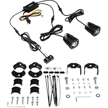 XKGLOW 2in Dual Mode LED Driving Light Kit للدراجات النارية و UTVs و ATVs