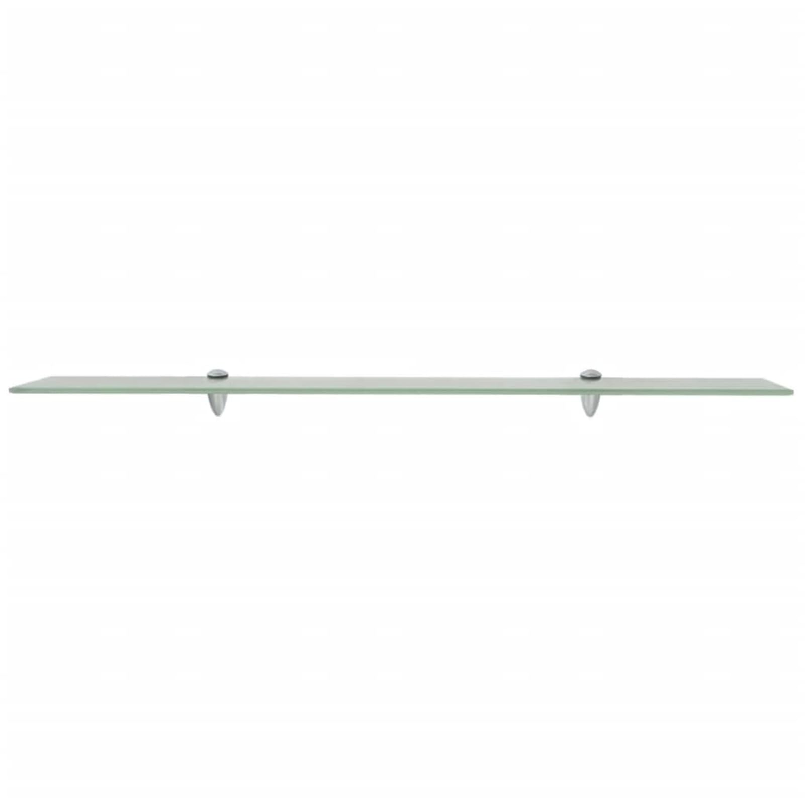 Homgoday Estantes flotantes de cristal, 100 x 10 cm, 8 mm, armario librería, vitrina, librería vertical, ahorra espacio, estantería de suelo, para salón, estudio, modelo 3051517