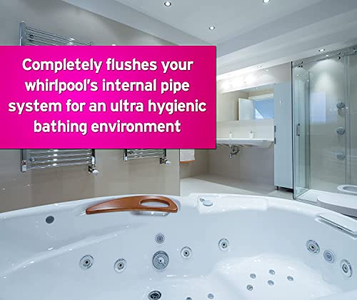 Pro-Kleen Whirlpool Bath and Hot Tub Internal Pipe System Flush Cleaner (5L) - Provides a Deep, Hygienic Clean to Remove Limescale, Soap, Oil, Grease & Unpleasant Smells, Blue