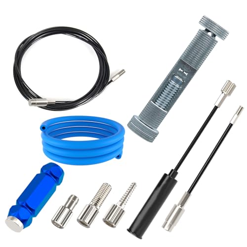 HSOKEW Bicycle Internal Cable Routing Tool, Bike Frame Cable Guide for DI2 Tube, Brake, Inner Cable, Shift Brake Cable Hose Cable Routing Kit Wire Tube Magnet Lead,Storage Accessories