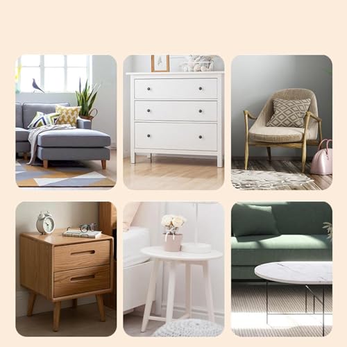 Almohadillas de silicona para patas de silla, protectores cuadrados de mesa y silla, anticolisión, antideslizantes, resistentes al desgaste, reducen el ruido, 50 x 50 mm, perfecto para muebles del