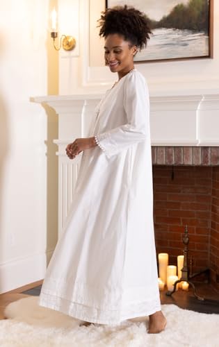 The 1 for U Women's Cotton Robe - House Coat Women, Rosalind 100% Cotton Robe2