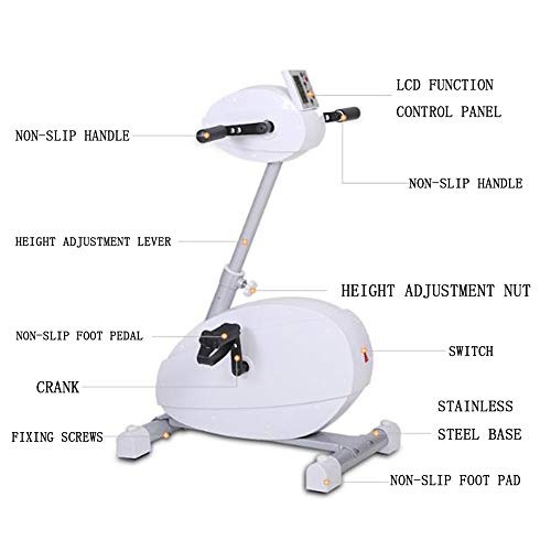Image of Pedal Exerciser, Motorized Electric Rehabilitation Exercise Bike, Fitness Exercise Bike for Hand, Arm, Knee & Leg, Mini Cycling Rehab Equipment
