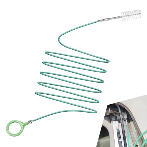 Prywog 1 PC Car Sunroof Drainage Device, Long Tube Drain Hole Dredge, Sunroof Wiper Drain Pipe, Universal for Most Cars (Green)