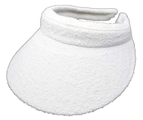 Cushees Terry Covered Clip Visor [215] (White)