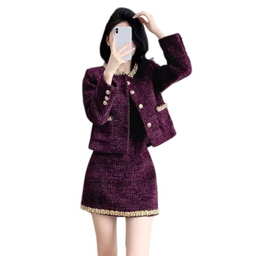 Chaqueta de tweed de dos piezas para solucionar tu look formal de oficina