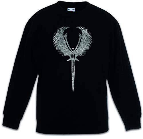 Sweat enfant Valkyrie Sword symbole pull noir idée cadeau anniversaire