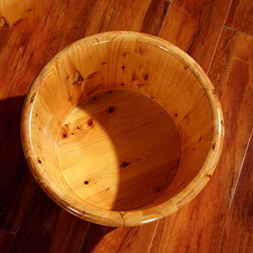 Baño de pies Katzowen para adultos, tina de cedro con masaje para pies, spa para pies con nodos elevados miniatura 4