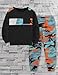 Qetobolly Toddler Boy Clothes Long Sleeve T-shirt Tops and Camouflage Pants 2PC Boys Size 6 Clothes Fall Outfits