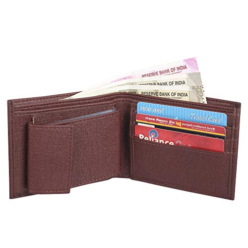 Image of Amicraft PU Leather Men's Combo Pack Of Wallet & Reversible Belt Gift Set
