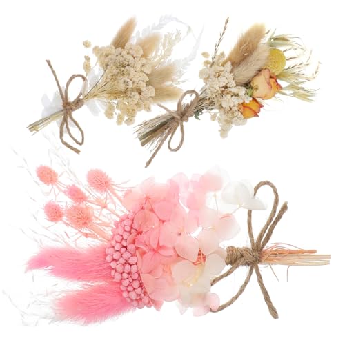 6 Mini Ramos de Flores Secas para Decoración