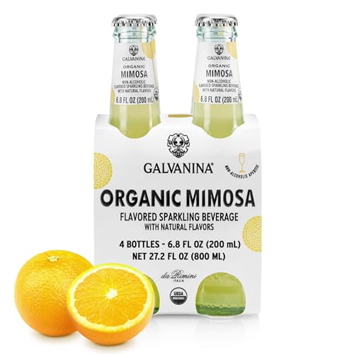 GalvaniNon-Alcoholic Natural Cocktail Spritz 4 Pack Organic 27.2 fl oz (Pack of 6)