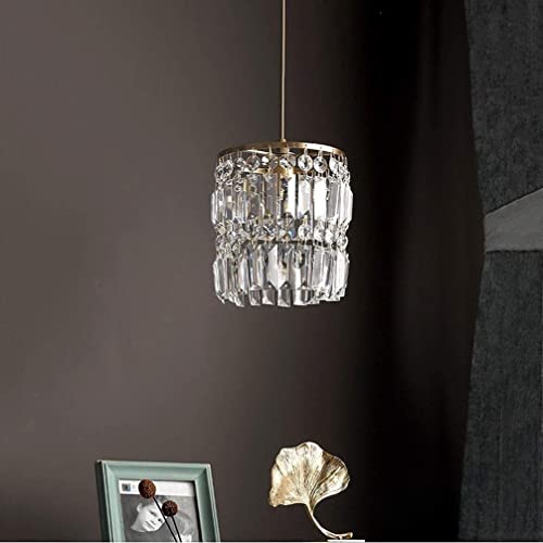Lámpara de araña E27 en cristal premium con montaje de techo moderno decorativo