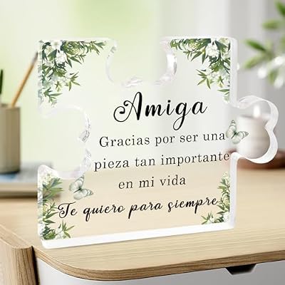 Regalo Amiga Regalos para Amigas Regalo Mejor Amiga Acrilico Puzzle Regalos para Una Amiga Regalo para Una Amiga Regalo para Mejor Amiga Cumpleaños Regalos Amigo Invisible Regalos Originales | Ya disponible en tu tienda friki favorita! En mundofriki.es!