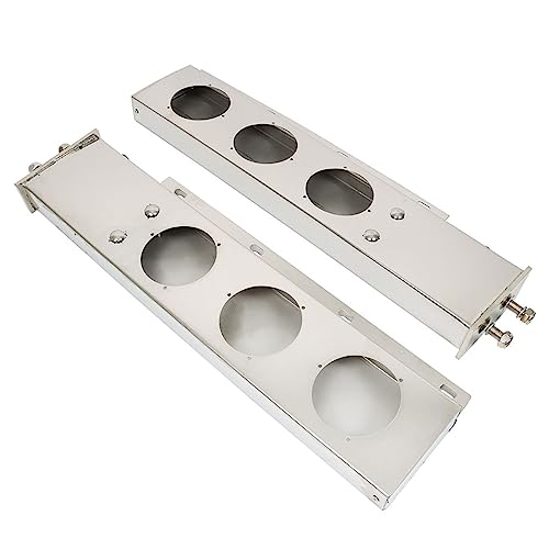 GXYWADY 30 colgadores de acero inoxidable cromado para