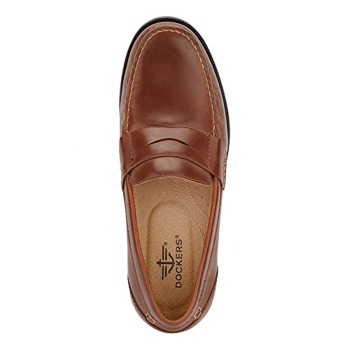 Dockers Mens Colleague Dress Penny Loafer Shoe, Tan, 8.5 M #TOP1