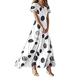 Empire Waist Summer Dress Resort Wear for Women 2025 Easter Dresses Sundress Sexy Morana Maxi Vestidos Largos Elegantes De Mujer para Fiesta Church Mother of Bride Wedding Cocktail Navy XL