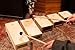 Meinl Percussion Wood Temple Blocks with Mount, Five Pitches from Low to High, 100% Baltic Birch, 2-Year Warranty (TMWTB)
