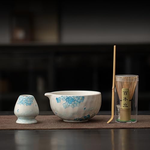 JIKANNOYA  Zbg matcha set  4_Zbg q bowl   S{ whisk ⤗  ȒP S p ceremony ̓ ̓ a 蕨 gift  