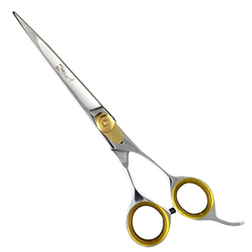 Sharf Gold Touch Pet Grooming Shear Kit 7.5 Inch Straight & 6.5" 42-Tooth Thinning Scissors #TOP2