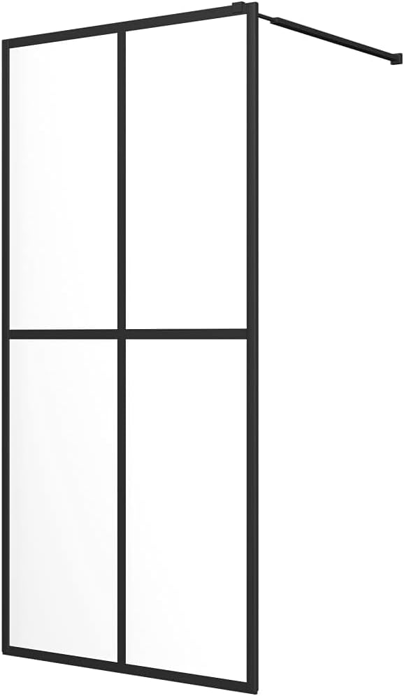 vidaXL Walk-in Shower Screen Tempered Glass 35.4"x76.8"